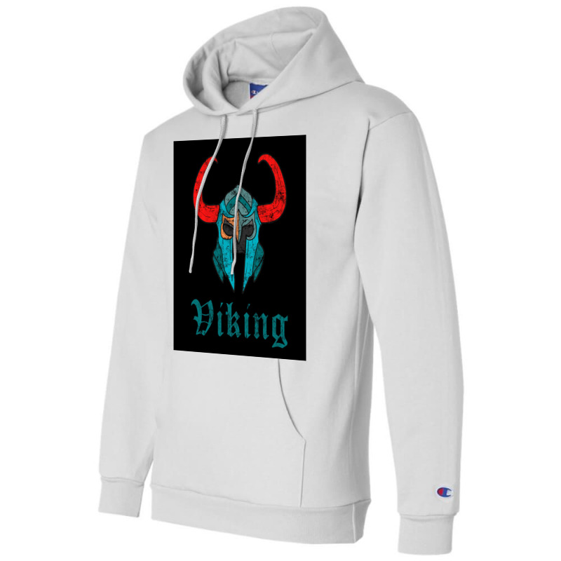 Viking Warrior Helmet  Summer Gift Champion Hoodie | Artistshot