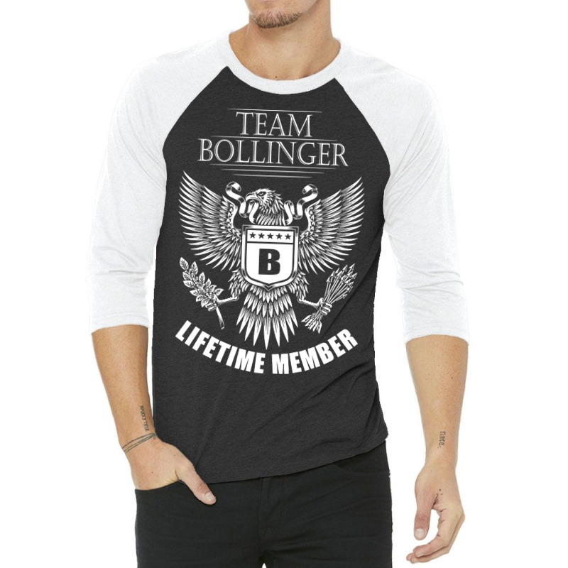 Bollinger Name Team Shirt Bollinger Lifetime Member 3/4 Sleeve Shirt | Artistshot