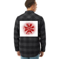 Vegvisir Red Spray  Yellow Blue Flannel Shirt | Artistshot