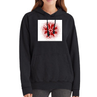 Vegvisir Red Spray  Yellow Blue Vintage Hoodie | Artistshot