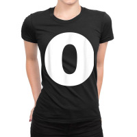 Letter O Capital Alphabet Monogram Initial Ladies Fitted T-shirt | Artistshot