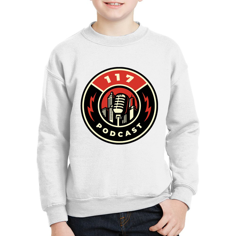 One Hundred Seventeen Podcast-m65i4 Youth Sweatshirt by yammerbetween10 | Artistshot