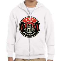 One Hundred Seventeen Podcast-m65i4 Youth Zipper Hoodie | Artistshot