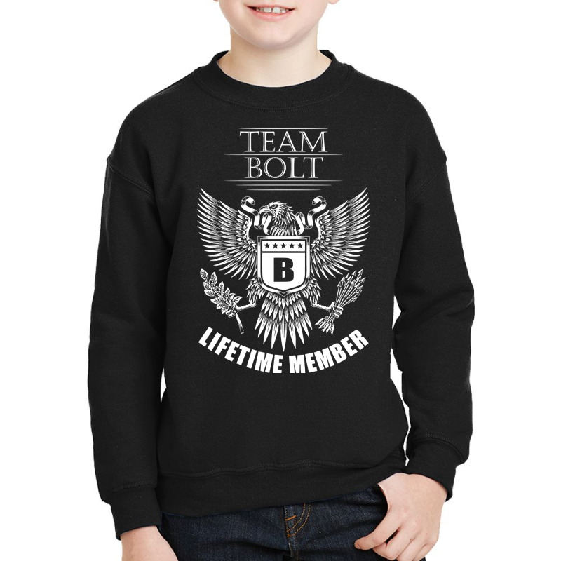 Bolt Name Team Shirt Bolt Lifetime Member Youth Sweatshirt by denverhumans58 | Artistshot