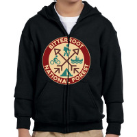 Bitterroot National Forest-f06pg Youth Zipper Hoodie | Artistshot