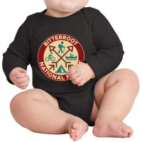 Bitterroot National Forest-f06pg Long Sleeve Baby Bodysuit | Artistshot