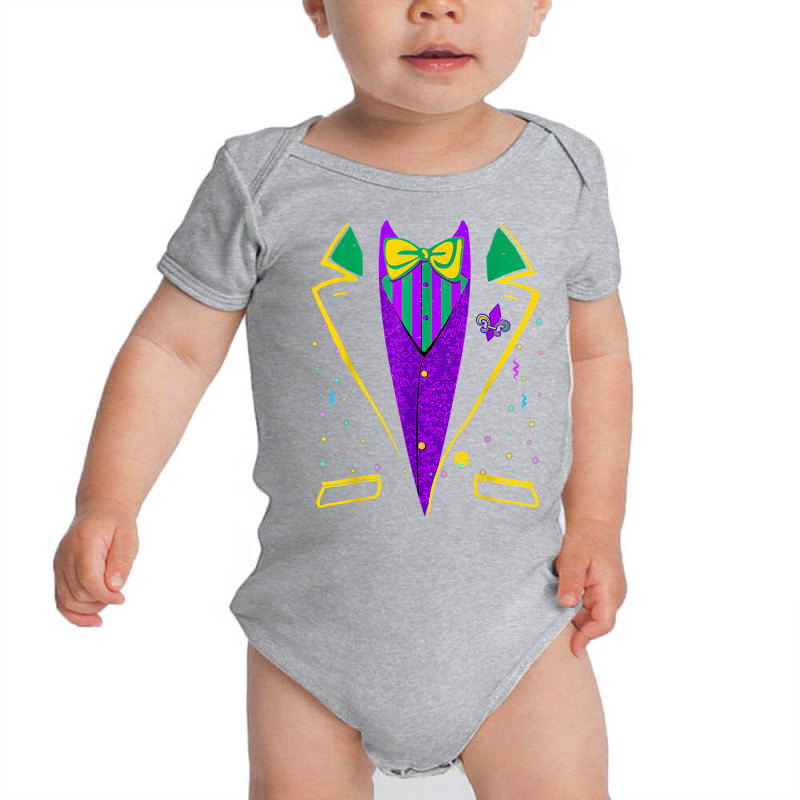 Mardi Gras Tuxedo Costume Carnival Parade Design T Shirt Baby Bodysuit | Artistshot