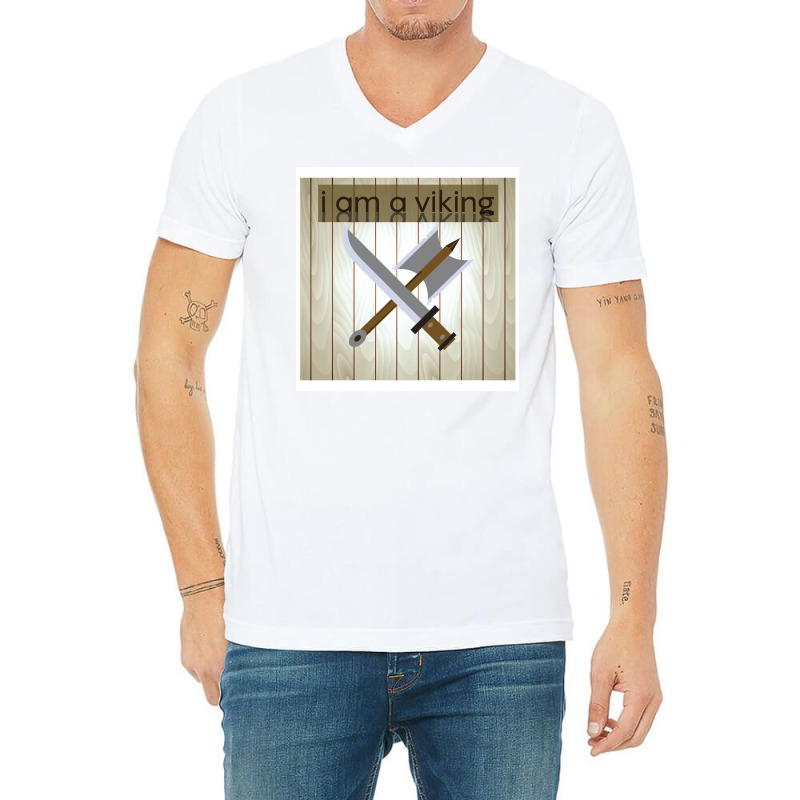 Viking  Retro Tumblr V-neck Tee | Artistshot