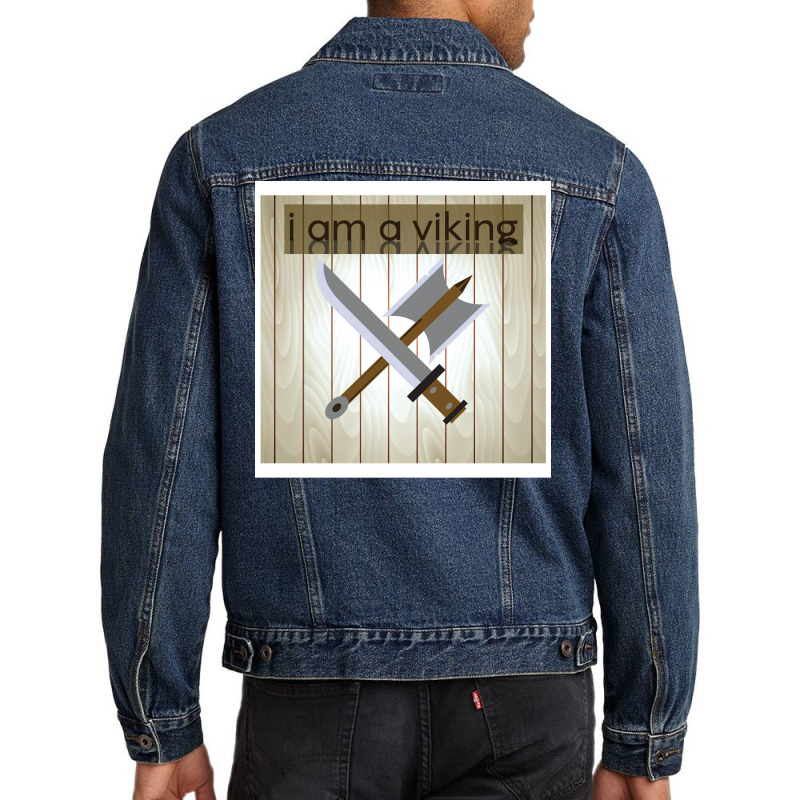 Viking  Retro Tumblr Men Denim Jacket | Artistshot