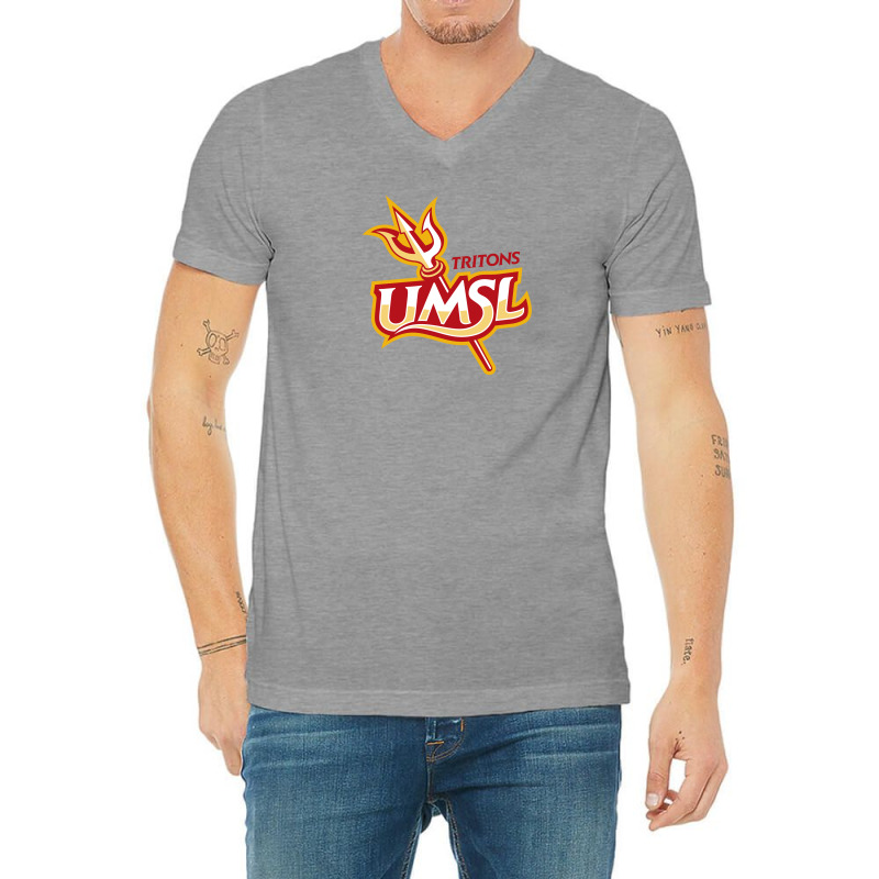 Umsl Tritons V-Neck Tee by bawbawww | Artistshot