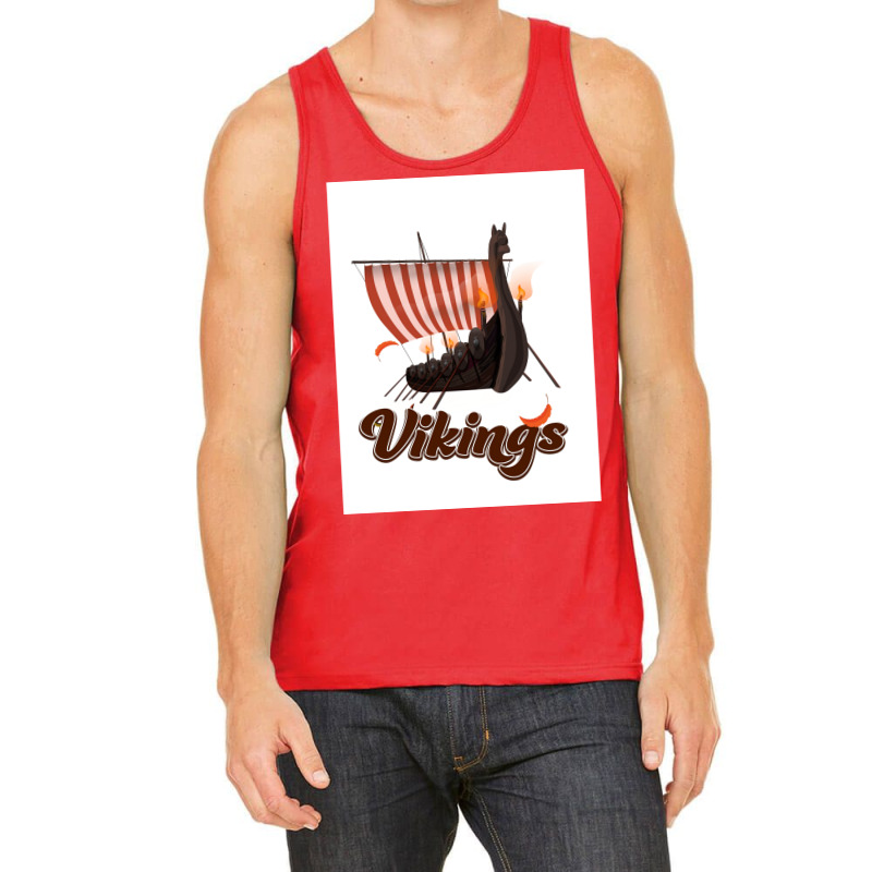 Vikings  Green Retro Tank Top | Artistshot