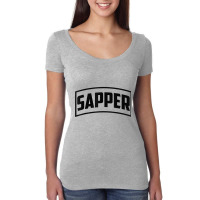 Sapper Tab   Combat Engineer T Shirt Women's Triblend Scoop T-shirt | Artistshot