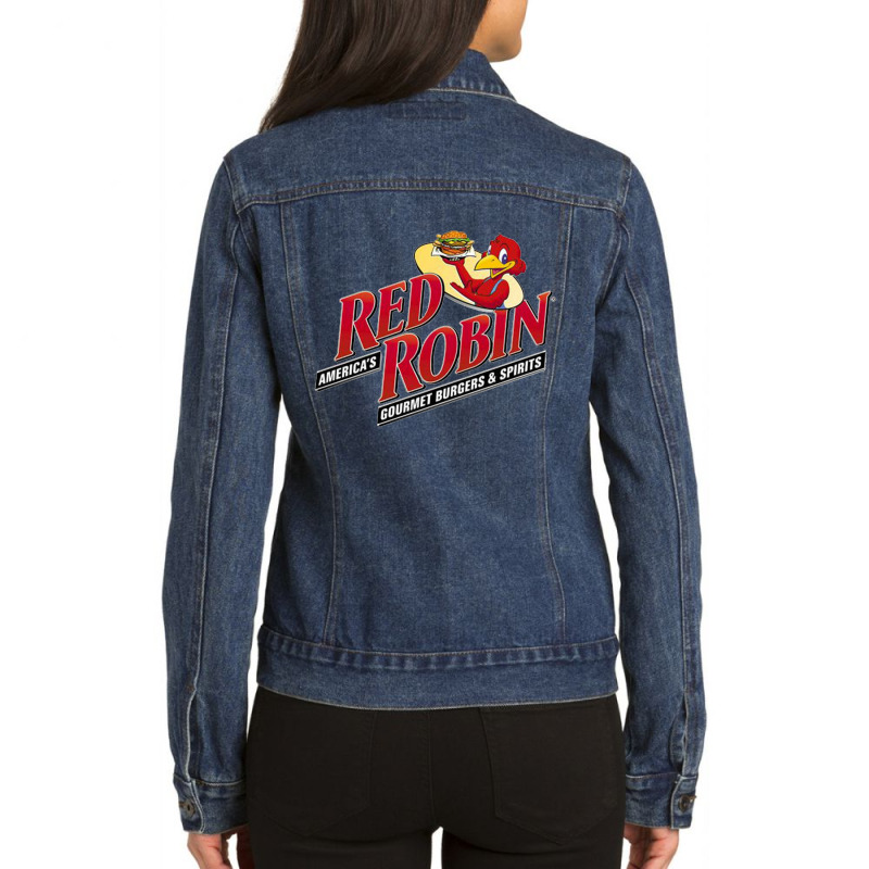 Best Burger Family Ladies Denim Jacket | Artistshot