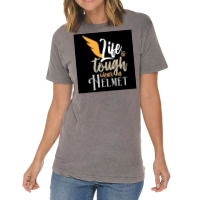 Vikings Life Is Tough Wear A Helmet Gift Idea  80s Hipster Vintage T-shirt | Artistshot