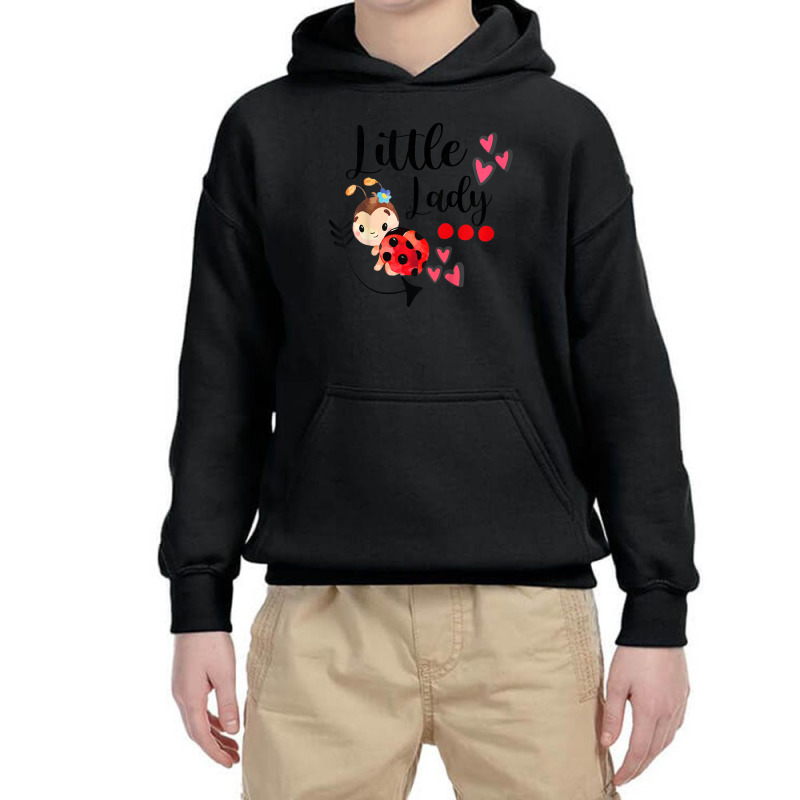 Hot Trend Kids Lady Ladybug Lover Valentine's Day Present For Girl Dau Youth Hoodie by Trudeau Palmer | Artistshot