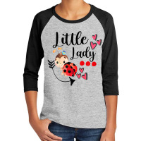 Hot Trend Kids Lady Ladybug Lover Valentine's Day Present For Girl Dau Youth 3/4 Sleeve | Artistshot