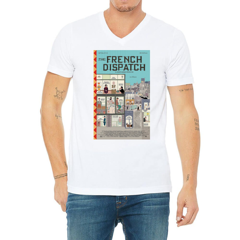 The French Dispatch (2021) V-Neck Tee by ritaross | Artistshot