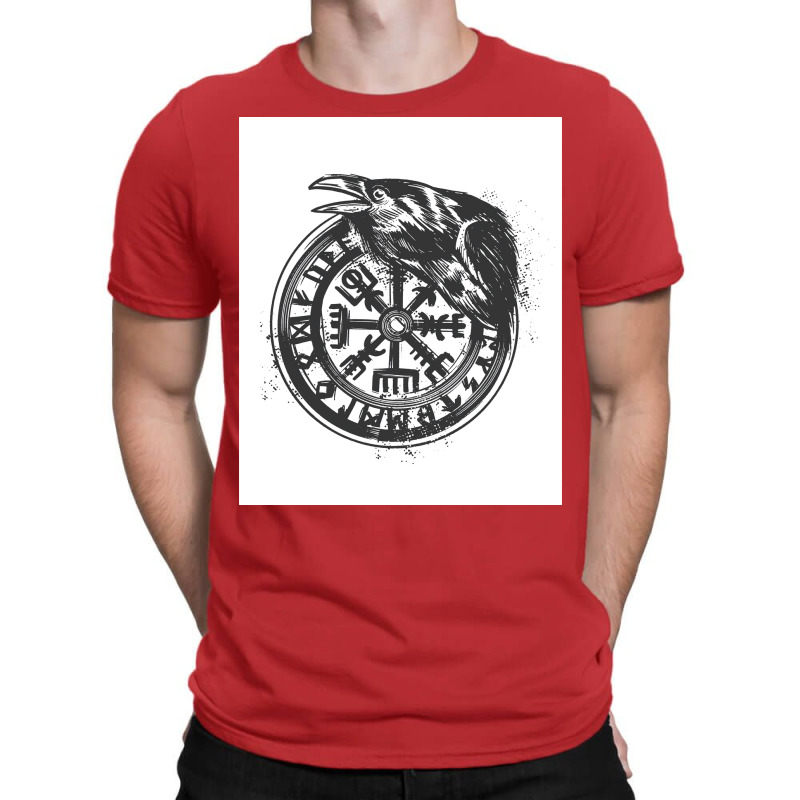 Vikingvegvisir Tattoo Norse Mythology  Humor T-shirt | Artistshot