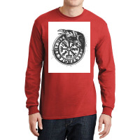 Vikingvegvisir Tattoo Norse Mythology  Humor Long Sleeve Shirts | Artistshot