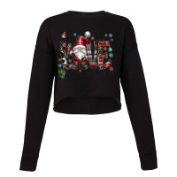 Christmas Full Of Love Cropped Sweater | Artistshot