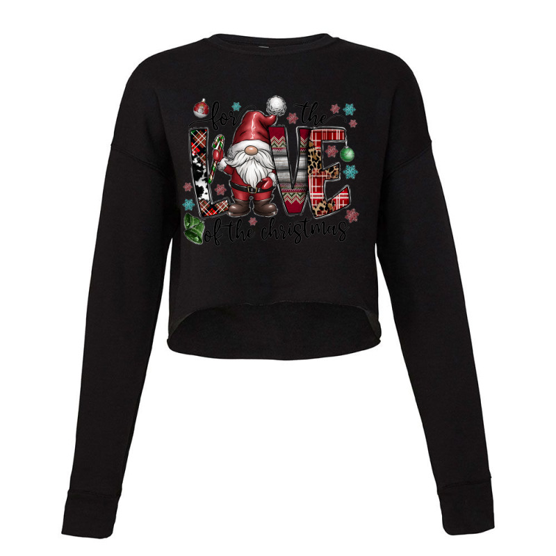 Christmas Full Of Love Cropped Sweater | Artistshot