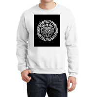 Viking Fenriswolf Fenrir Emblem Norse Mythology  Yellow Crewneck Sweatshirt | Artistshot