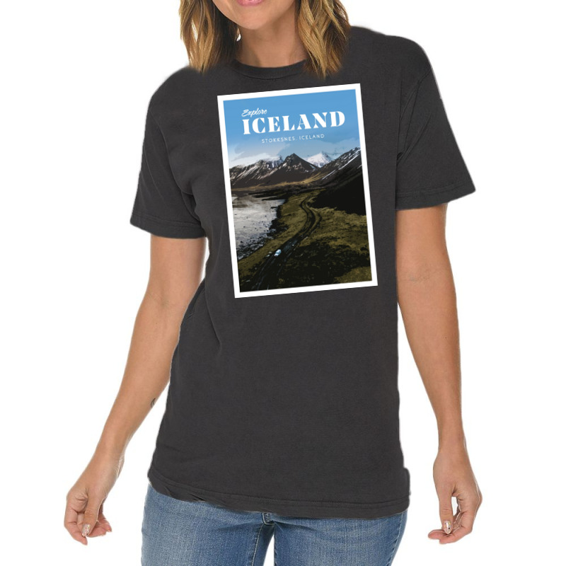 Visit Stokksnes Iceland  Cool Music Vintage T-shirt | Artistshot