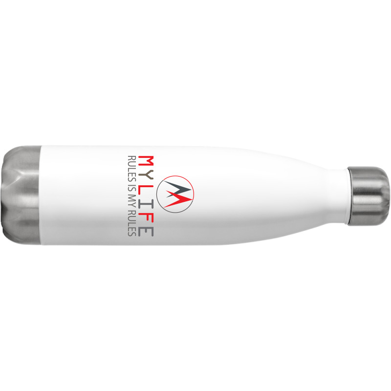 Life Tshirt Stainless Steel Water Bottle | Artistshot