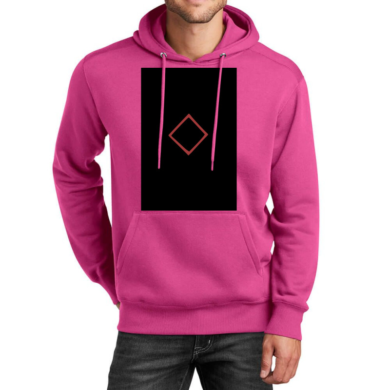 Viking Norse Rune Ingwaz Simple Red Amp Black  Cute Humor Unisex Hoodie | Artistshot