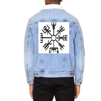 Viking Vegvisir  Hipster 70s Unisex Sherpa-lined Denim Jacket | Artistshot