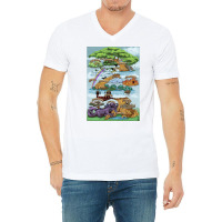 Yggdrasill The Nine Worlds  Funny Quote Tumblr V-neck Tee | Artistshot