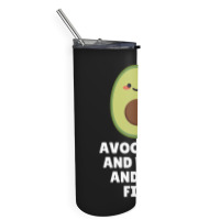 Avocados And Wine And I'm Fine Skinny Tumbler | Artistshot