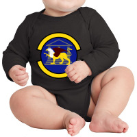 100 Maintenance Operations Squadron Usafe (u.s. Air Force) Long Sleeve Baby Bodysuit | Artistshot