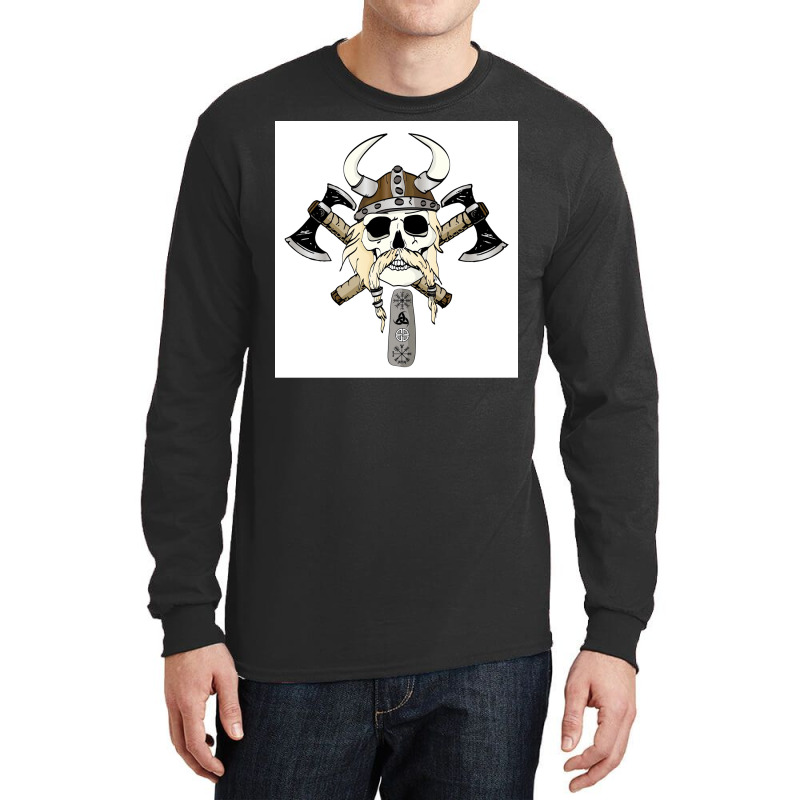 Viking Red Hipster Long Sleeve Shirts | Artistshot