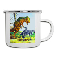 Allosaurus Vs Dryosaurus Poster Music Camper Cup | Artistshot