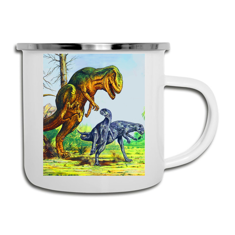 Allosaurus Vs Dryosaurus Poster Music Camper Cup | Artistshot