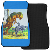 Allosaurus Vs Dryosaurus Poster Music Front Car Mat | Artistshot