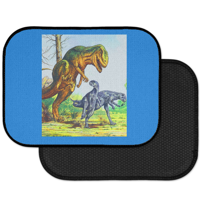 Allosaurus Vs Dryosaurus Poster Music Rear Car Mat | Artistshot