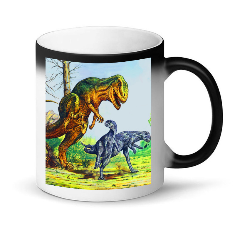 Allosaurus Vs Dryosaurus Poster Music Magic Mug | Artistshot