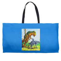 Allosaurus Vs Dryosaurus Poster Music Weekender Totes | Artistshot