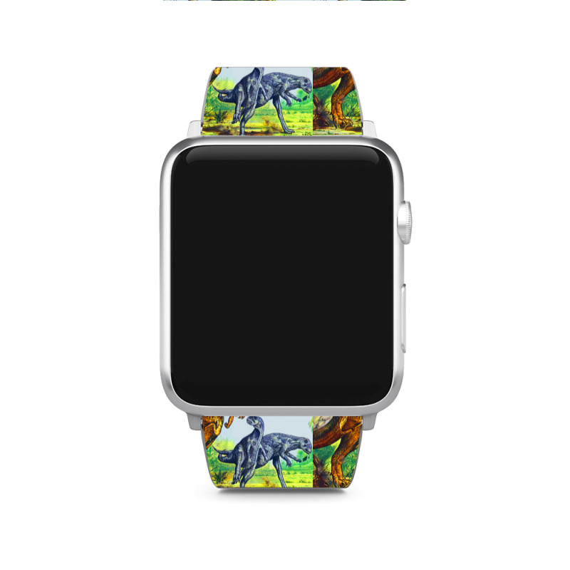 Allosaurus Vs Dryosaurus Poster Music Apple Watch Band | Artistshot