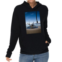 Viking Ship Sculpture Reykjavik Iceland  Aesthetic Hipster Lightweight Hoodie | Artistshot