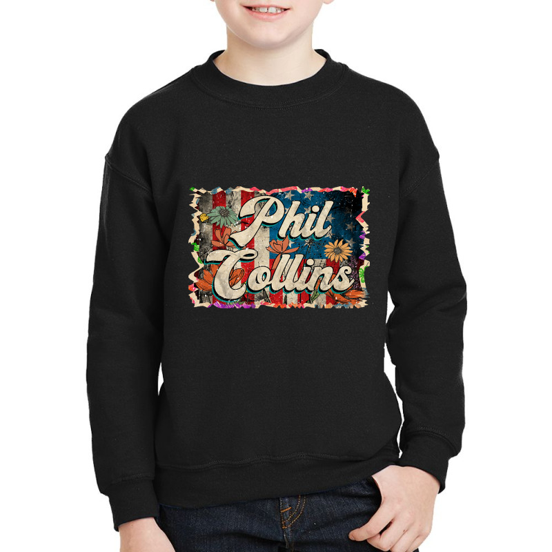 Lovely Phil Retro Pattern 80s 90s Birthday Flowers Style Youth Sweatshirt | Artistshot