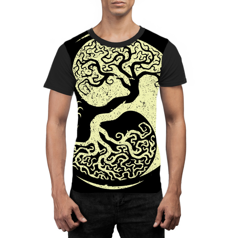 Viking Tree  Blue Travel Graphic T-shirt | Artistshot