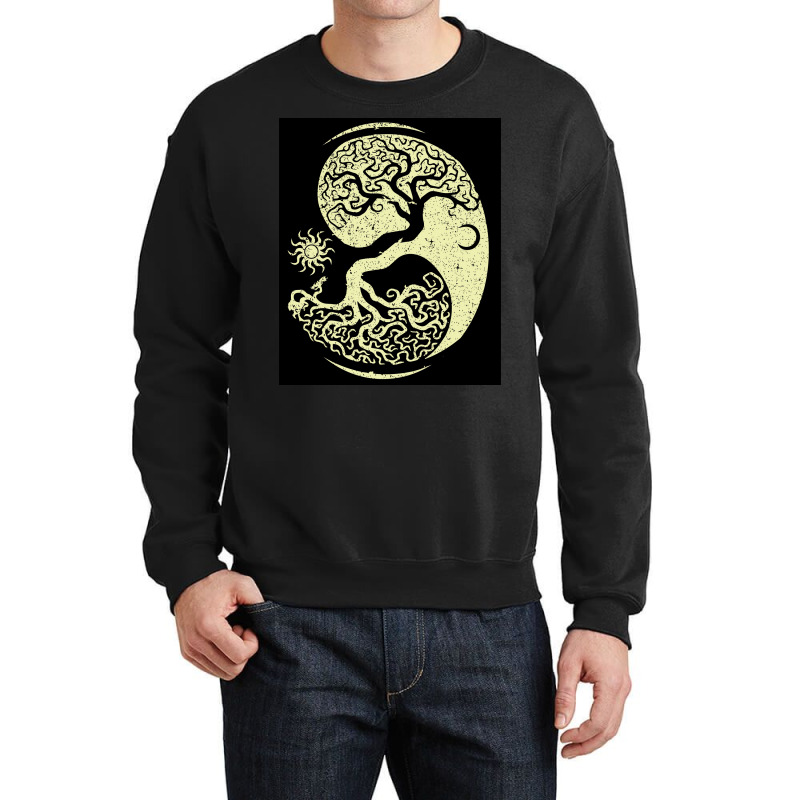 Viking Tree  Blue Travel Crewneck Sweatshirt | Artistshot