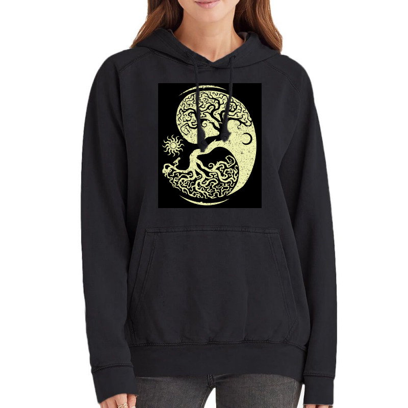 Viking Tree  Blue Travel Vintage Hoodie | Artistshot