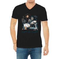 Can?t Be Tamed Music Country 70s 80s Cowboy Boots Horseback V-neck Tee | Artistshot