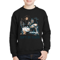 Can?t Be Tamed Music Country 70s 80s Cowboy Boots Horseback Youth Sweatshirt | Artistshot