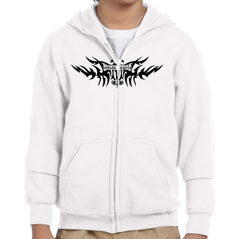 Indian Angels Design Youth Zipper Hoodie by anshgaur | Artistshot