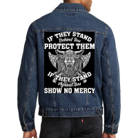 Viking Tshirtnorse Mythology Amp Viking Ravens Son Of Odin  Retro Tumb Men Denim Jacket | Artistshot